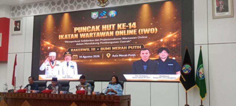 Rangkaian acara HUT IWO ke-14 di Bengkulu turut dihadiri delegasi PW IWO Aceh. Foto: Dok. Istimewa 