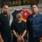 Sat Reskrim Polres Pidie berhasil menangkap buron kasus KDRT di Sumatera Utara bebrapa waktu yang lalu, (Foto.IST)