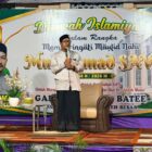 Tgk. Ismail saat menyampaikan tausiah di gampong Lubok Batee, Ingin Jaya, Aceh Besar. Senin malam, (28/09/2026). Foto: Dok. Pribadi/NOA.co.id