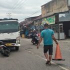 Kecelakaan dump truk di Kecamatan Kuala Batee. Foto. Dok. Teukunizar/noa.co.id