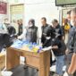 Prosesi tes urine warga binaan lapas Blangkejeren dan petugas saat razia gabungan. Foto. Dok. Teukunizar/noa.co.id