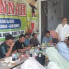 H. Firmandez memberikan sambutan pada roadshow Saudagar Aceh di Kabupaten Abdya. Foto. Dok. Teukunizar/noa.co.id