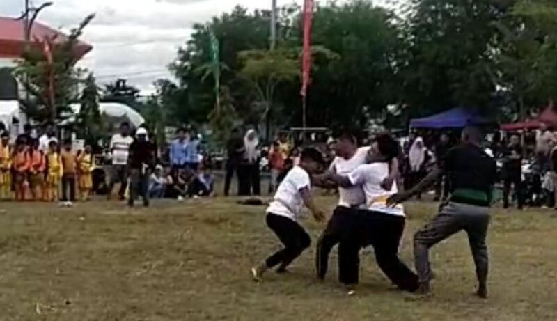 Geudeu-geudeu dimainkan pada Uroe Lahee Pidie ke 515 di PCC Kota Sigli, Kamis (18/9/2026) (Foto IST).