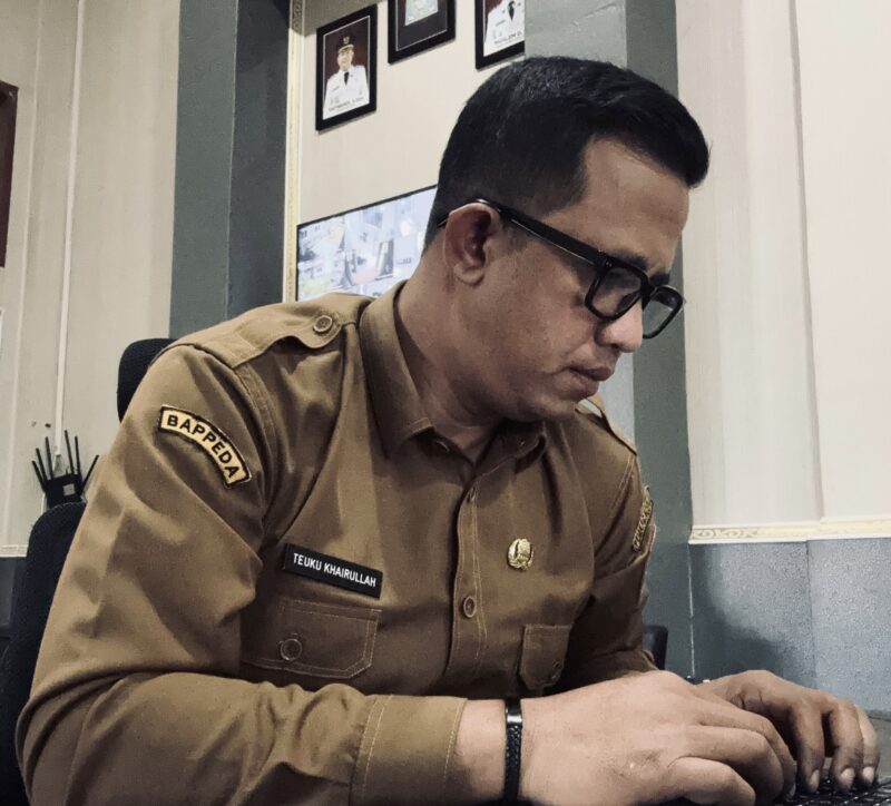 Kepala Bapperida Aceh Jaya, Teuku Khairullah. Foto: Dok. Pribadi