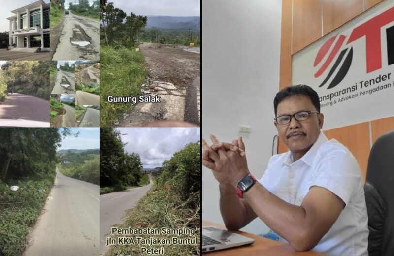 Ketua Transparansi Tender Indonesia (TTI), Nasruddin Bahar, mendesak pemeriksaan menyeluruh terhadap anggaran pemeliharaan jalan dan jembatan Dinas PUPR Aceh Tahun Anggaran 2026 di wilayah Tanoh Gayo. Foto: Dok. Dasa Yushelmi/NOA.co.id