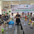 Musyawarah Cabang luar biasa FAJI Kabupaten Pidie di kantor KONI, Jumat (16/10/2026) (Foto.IST).