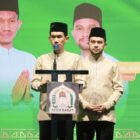 Bupati Aceh Barat, Tarmizi SP, MM, didampingi Wakil Bupati Said Fadheil SH, membuka MTQ ke-38 tingkat Kabupaten Aceh Barat di halaman Masjid Agung Baitul Makmur, Jumat (16/10/2026) malam. Foto: Dok. Pemkab Aceh Barat