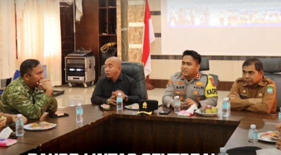 Rakor sektoral dalam rangka Operasi Patuh Seulawah 2026 di Mapolres Abdya. Foto. Dok. Teukunizar/noa.co.id