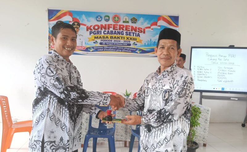 Toni Firmayas Pimpin PGRI Setia Periode 2026–2030. Foto. Dok. Teukunizar/noa.co.id